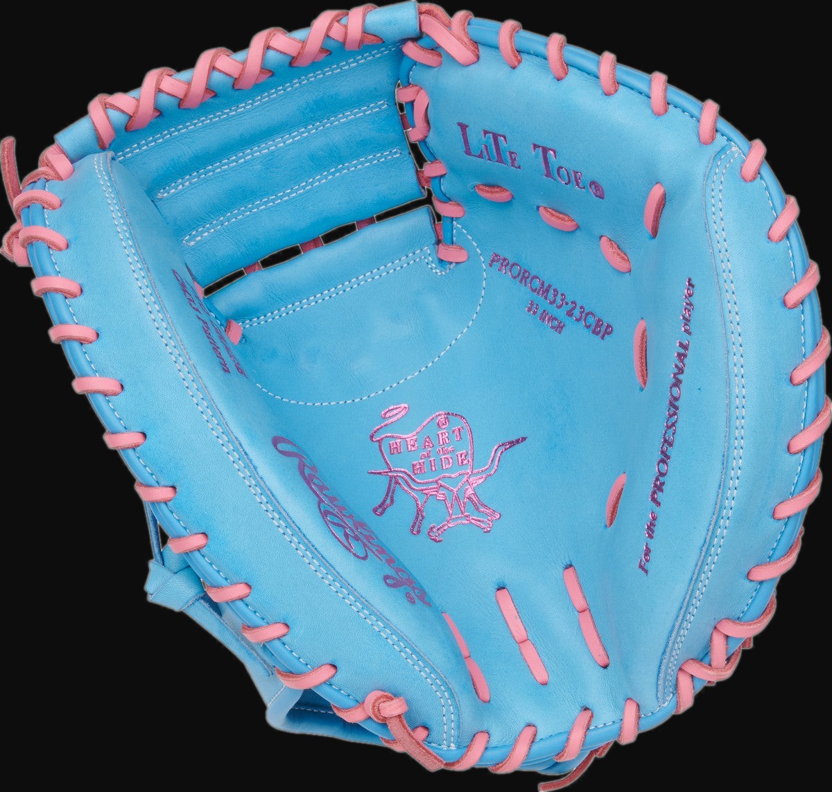 Rawlings Heart of the Hide PRORCM33-23CBP Model 33" Baseball Catcher's Mitt [bgblk]