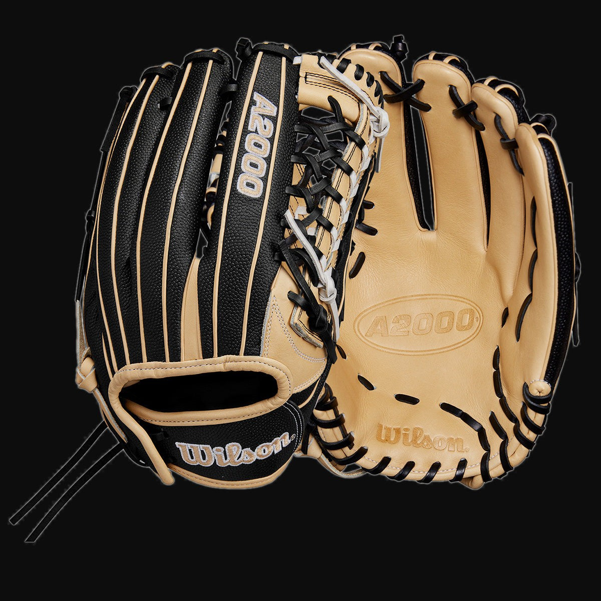 Wilson A2000 T125 Model 12.5" Fastpitch Outfield Glove [bgblk]