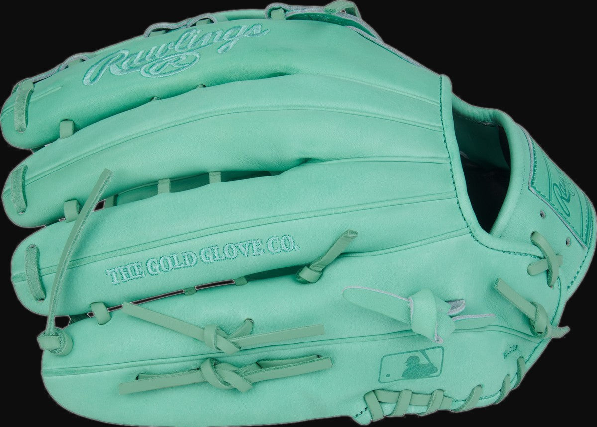 Rawlings Heart of the Hide PROR3039-6M Model 12.75" Baseball Outfield Glove [bgblk]