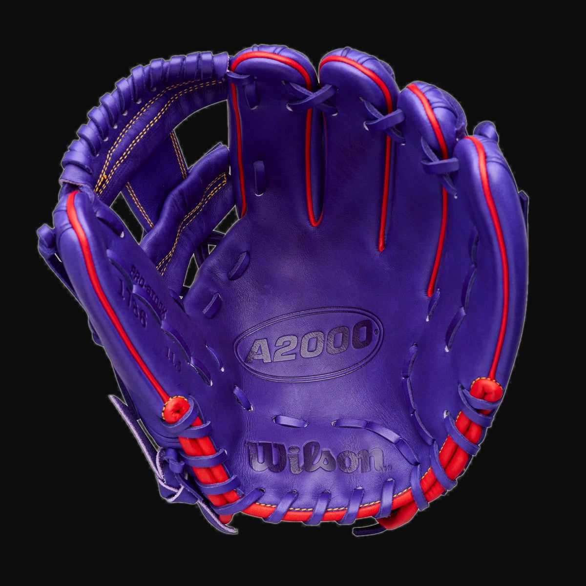 Wilson Limited Edition Big League Chew Ground Ball Grape 1786 A2000 11.5" Baseball Glove [bgblk]