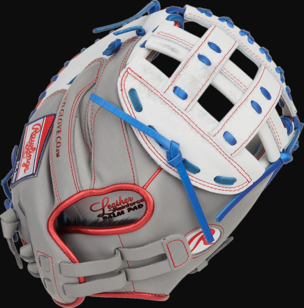 Rawlings Liberty Advanced Series RLACM33FP-24GW Model 33" Fastpitch Softball Catcher's Mitt [bgblk]