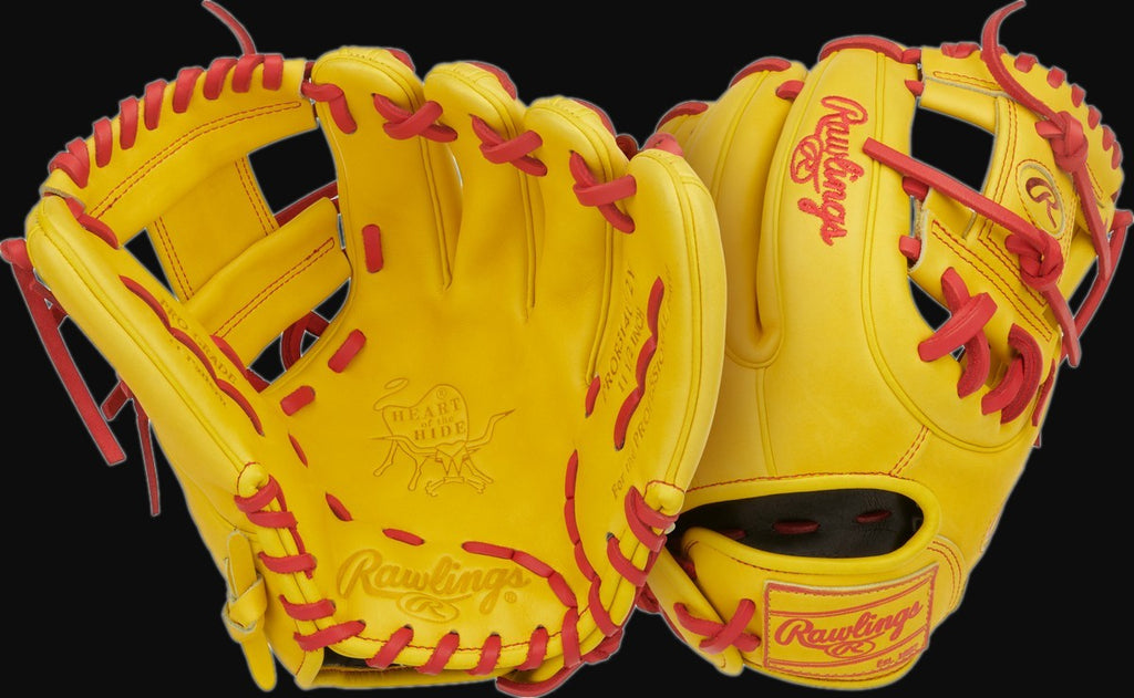 Rawlings Heart of the Hide PROR314U-2Y Contour Fit Model 11.5" Baseball Infield Glove [bgblk]