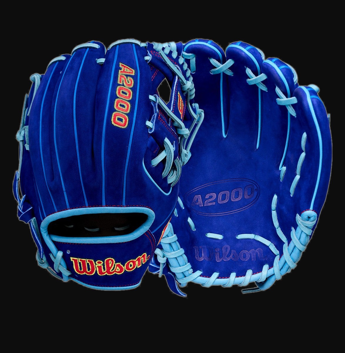 Wilson Limited Edition Big League Chew Big Rally Blue Raspberry 1786 A2000 11.5" Baseball Glove [bgblk]