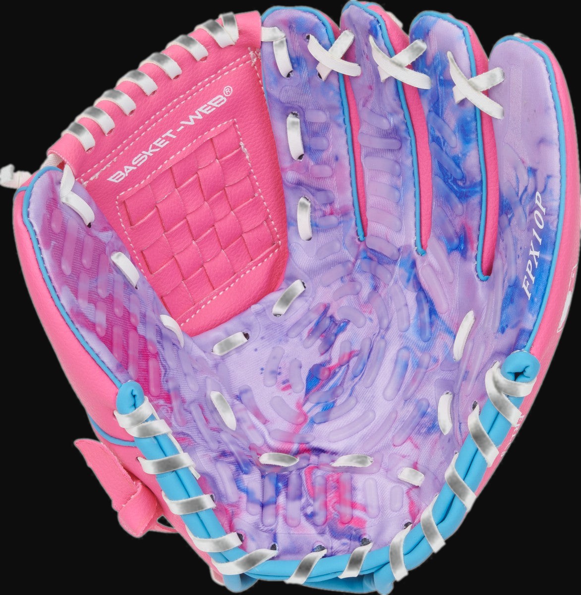 Rawlings Flex Palm Series FPX10P Model 10" Youth Fastpitch Softball Glove [bgblk]