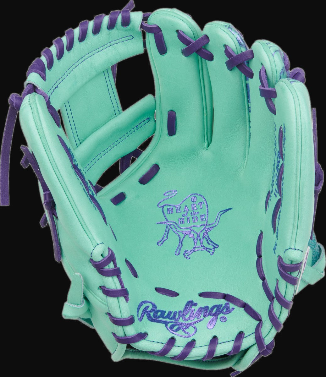 Rawlings Heart of the Hide PROR204-2MPU Model 11.5" Baseball Infield Glove [bgblk]