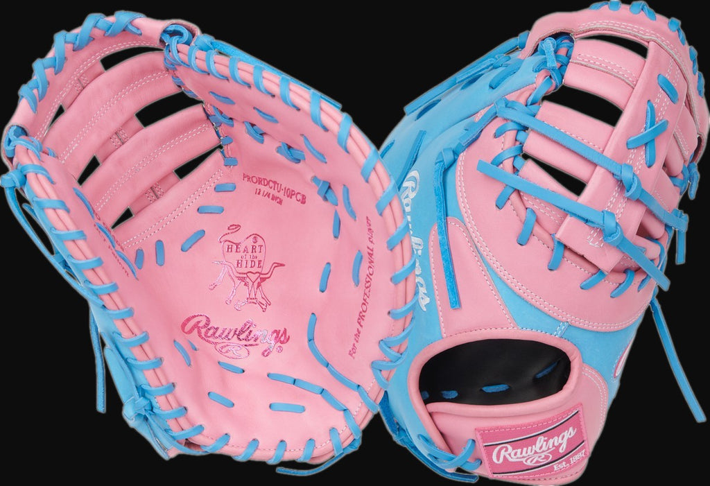 Rawlings Heart of the Hide PRORDCTU-10PCB Model 12.25" Baseball First Base Mitt [bgblk]