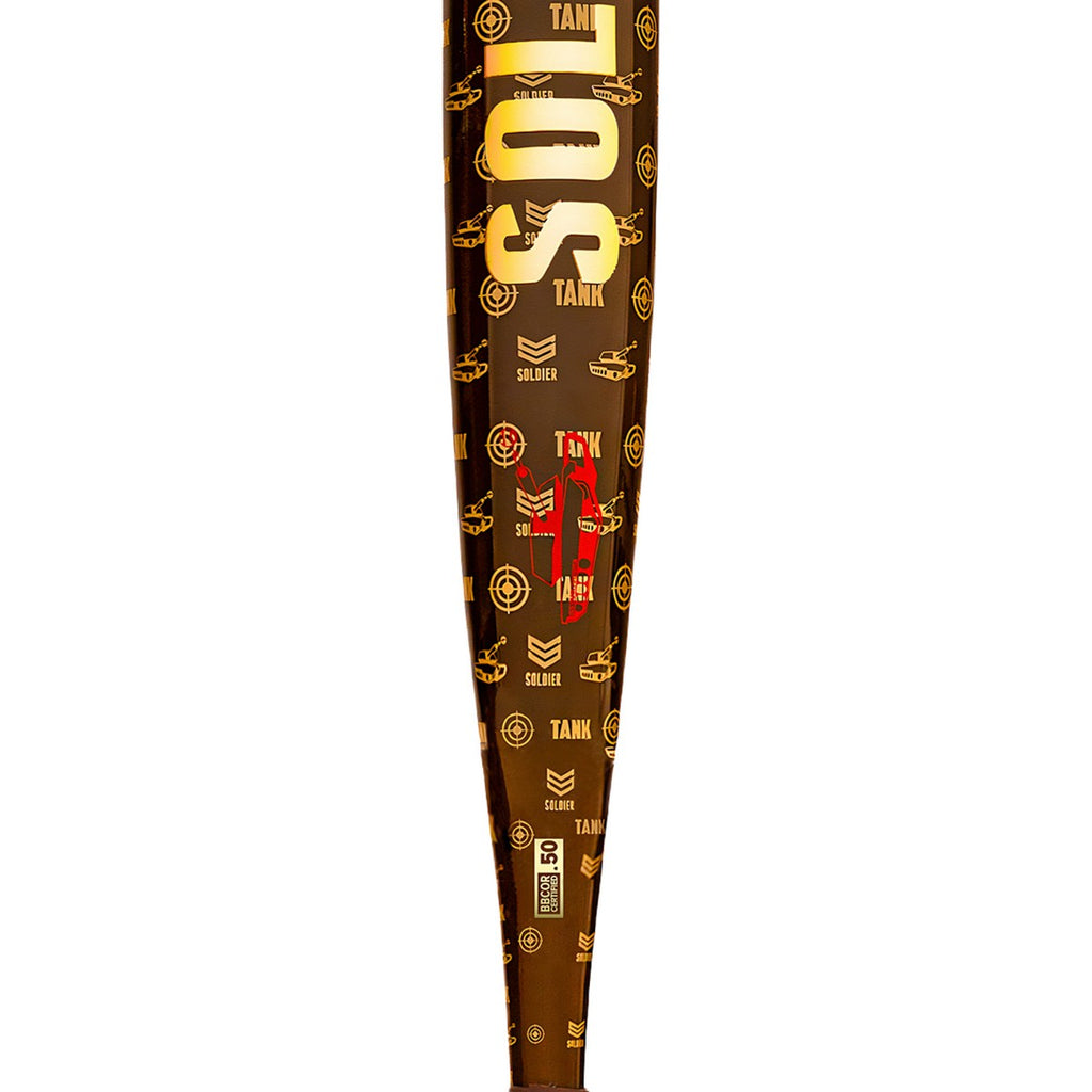 Soldier 2026 Tank 1-Piece -3 BBCOR Baseball Bat