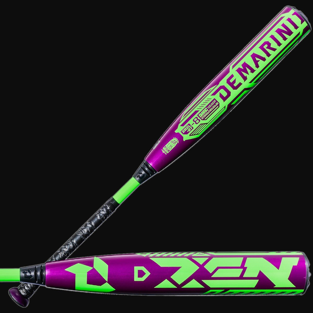 DeMarini 2027 Zen -8 USSSA 2-Piece Composite Baseball Bat [bgblk]