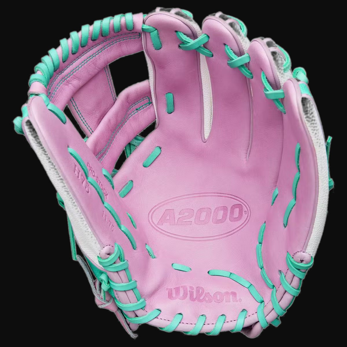 Wilson Fall 2025 A2000 FP H1175 SuperSkin Model 11.75" Infield Fastpitch Glove [bgblk]