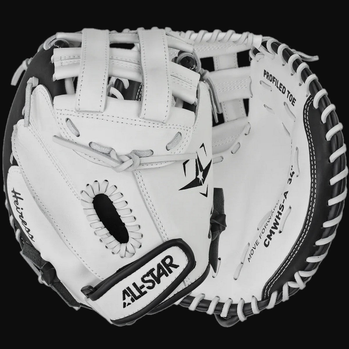 All Star Heiress Fastpitch 34" Catchers Mitt [bgblk]