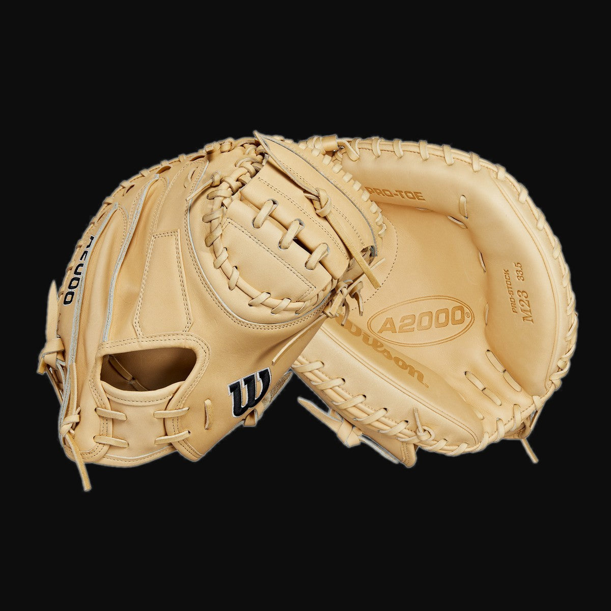 Wilson A2000 M23 Glove Day Series Blonde Edition 33.5" Baseball Catchers Mitt [bgblk]