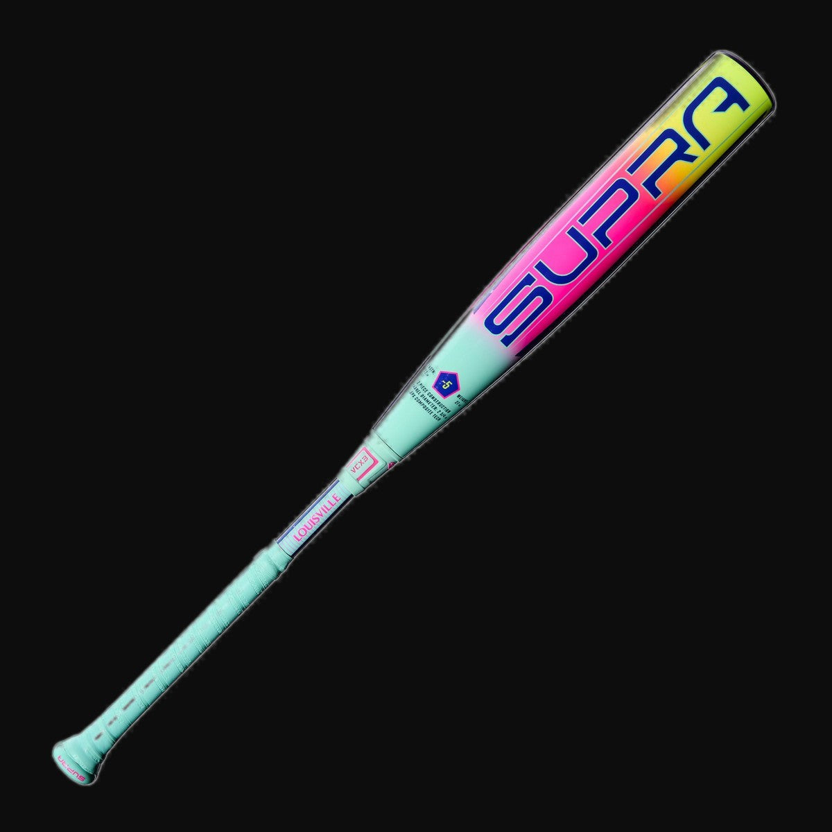 Louisville Slugger 2027 Supra -5 USSSA 2-Piece Composite Baseball Bat [bgblk]
