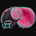 Wilson A1000 CM33 Model 33" Baseball Catcher's Mitt with SuperSnakeSkin [bgblk]