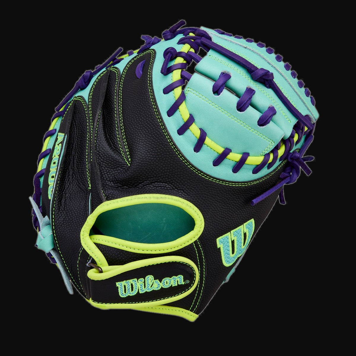 Wilson Spring 2026 A2000 PF33 Pedroia Fit SuperSkin Model 33" Baseball Catcher's Mitt [bgblk]