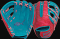 Rawlings REV1X Limited Edition Electric Unicorn REV204-32TE 11.5" Infield Baseball Glove [bgblk]