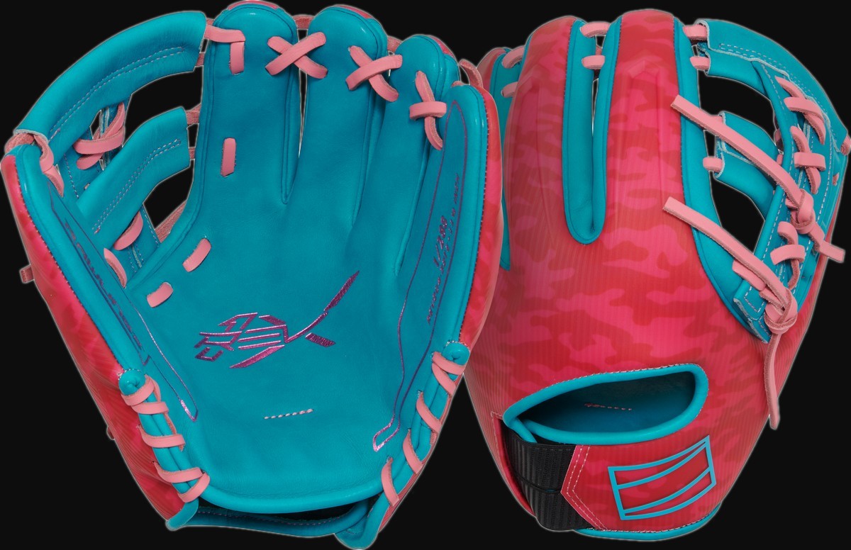 Rawlings REV1X Limited Edition Electric Unicorn REV204-32TE 11.5" Infield Baseball Glove [bgblk]