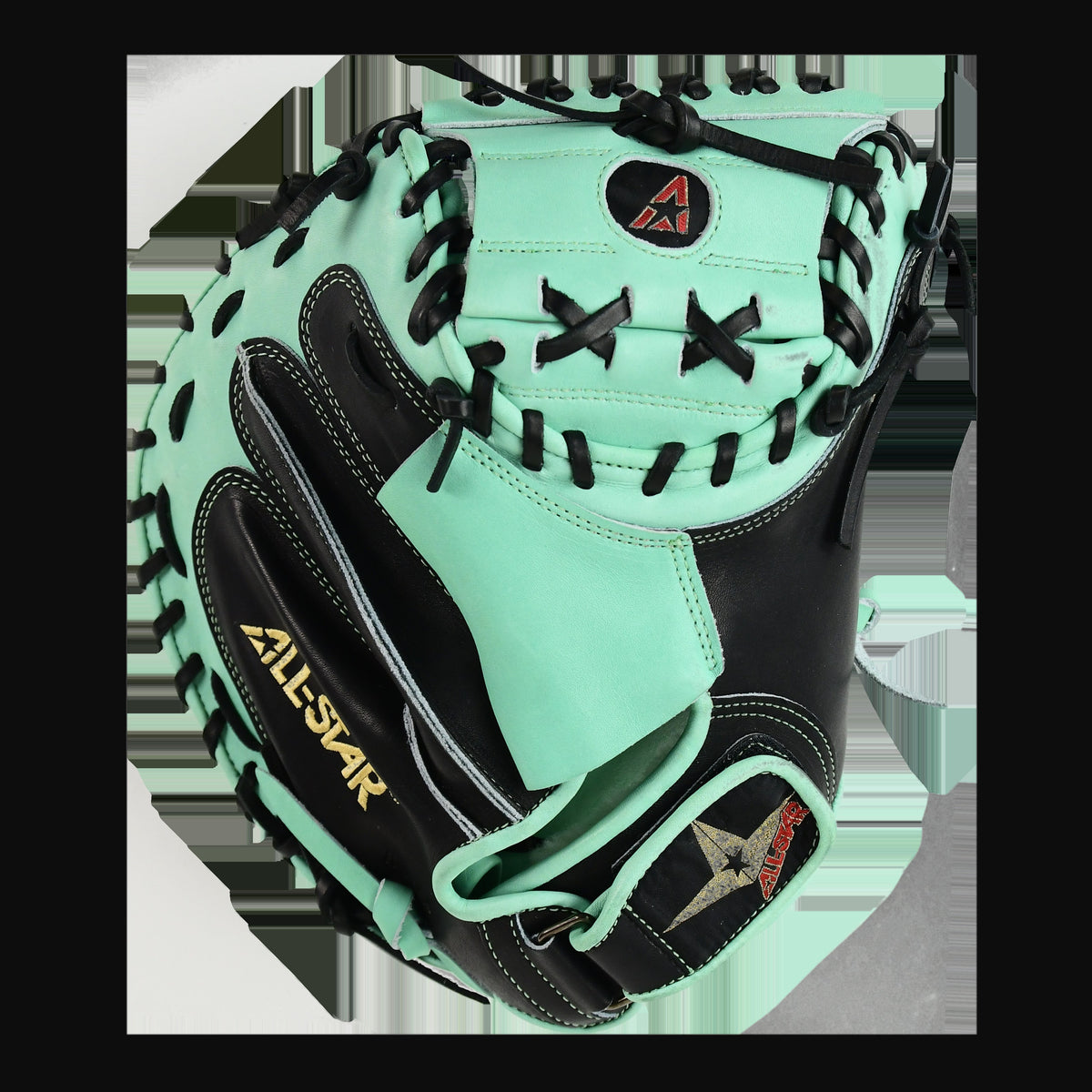 All-Star Pro-Elite 34" Professional Catching Mitt Throws Right [bgblk]