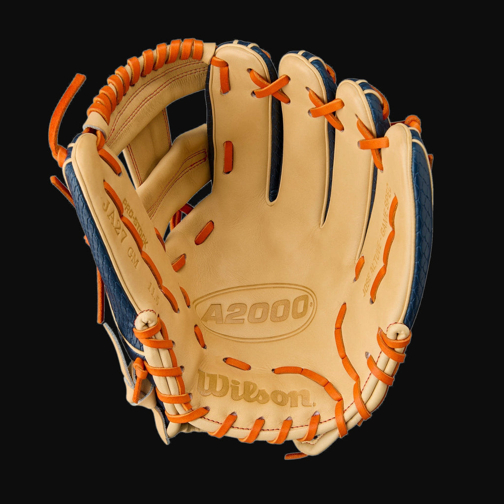 Wilson Summer 2025 A2000 Jose Altuve Game Model 11.5" Infield Baseball Glove [bgblk]
