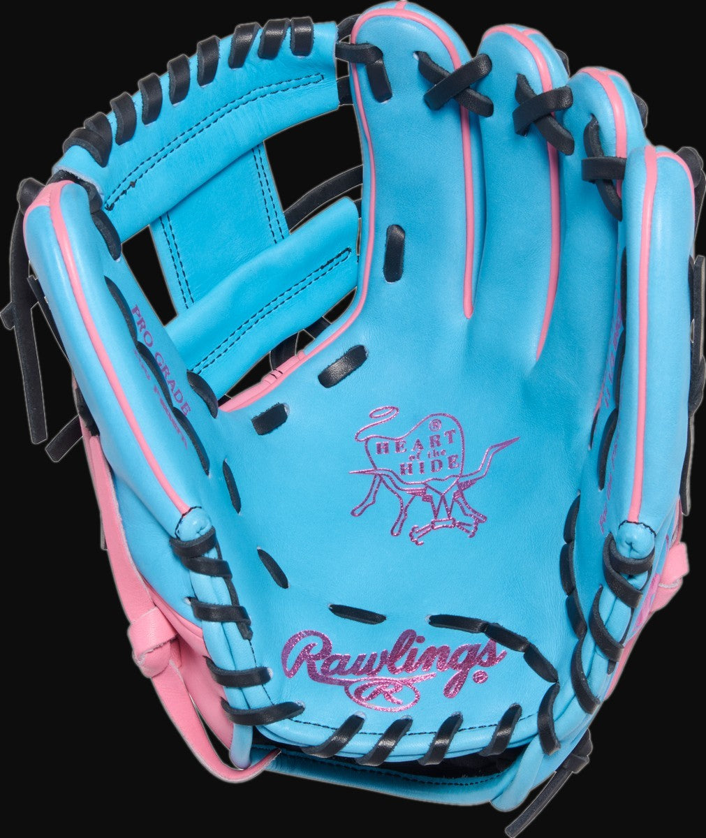 Rawlings Heart of the Hide ColorSync 10.0 PROR204W-2CBP Model 11.5" Baseball Infield Glove [bgblk]