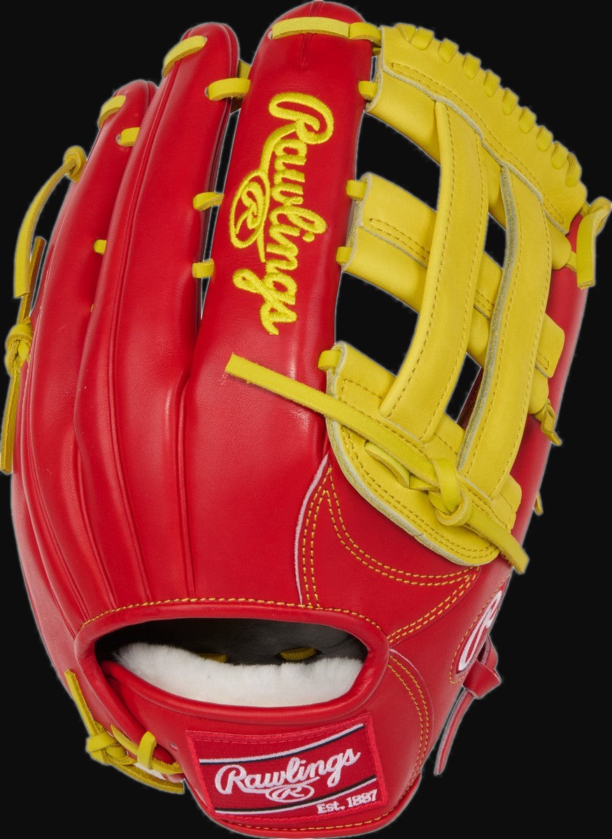 Rawlings Pro Preferred PROS3039-6S Model 12.75" Baseball Outfield Glove [bgblk]