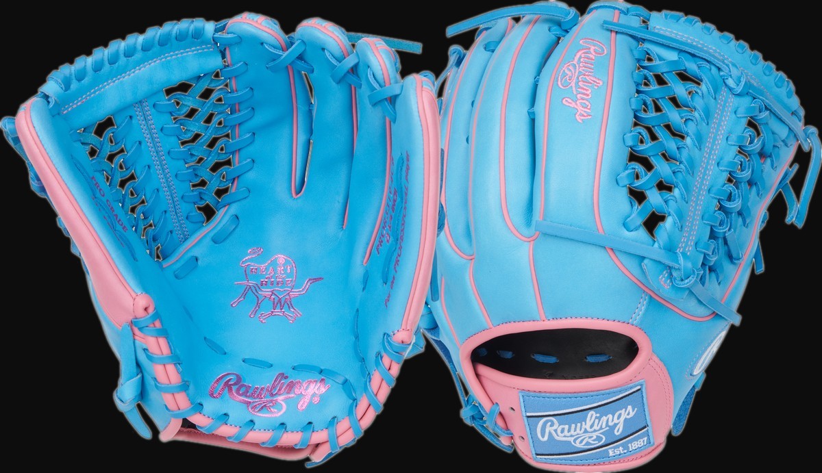Rawlings Heart of the Hide PROR3319-4CB Model 12.75" Baseball Outfield Glove [bgblk]
