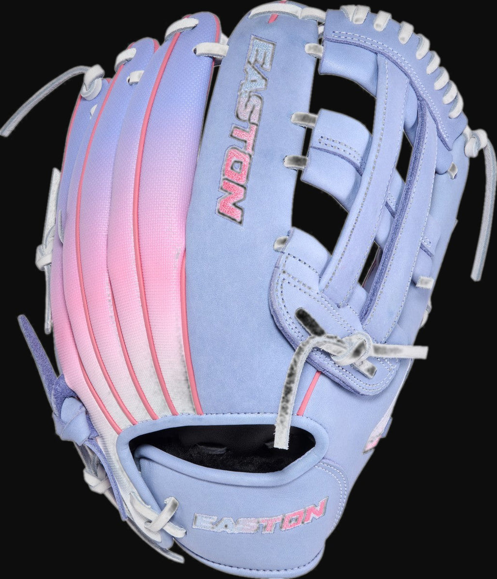 Easton ColorSplash 3.0 PCFP125-6PE Model 12.5" Fastpitch Outfield Glove [bgblk]