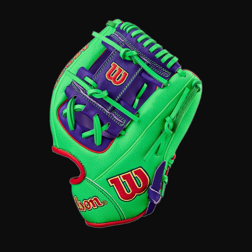 Wilson Limited Edition Big League Chew Swingin' Sour Apple 1786 A2000 11.5" Baseball Glove [bgblk]