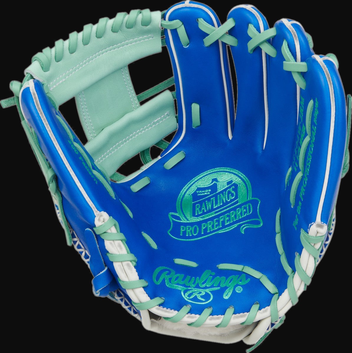 Rawlings Pro Preferred PROS204W-2RM Model 11.5" Baseball Infield Glove [bgblk]