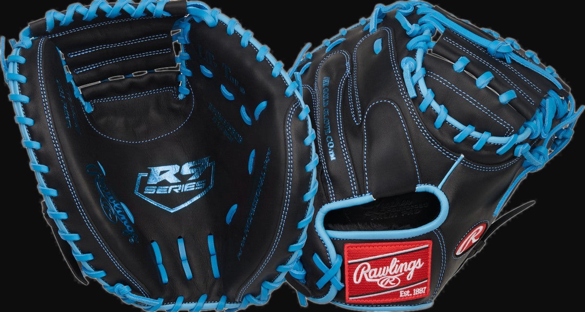 Rawlings R9 Series R9CM325BCB Model 32.5" Baseball Catcher's Mitt [bgblk]