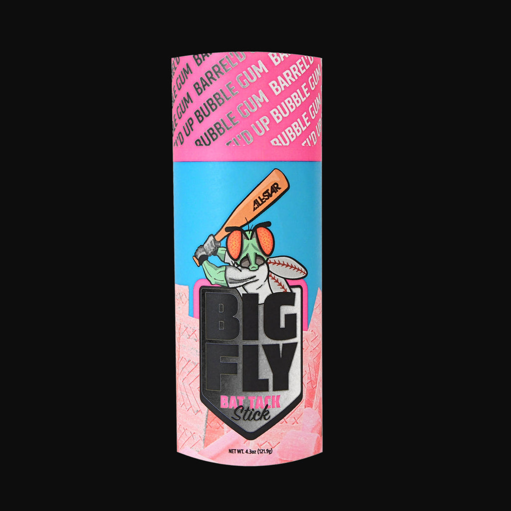 All-Star Big Fly Barrel'd Up Bubble Gum Scented Bat Grip Stick [bgblk]