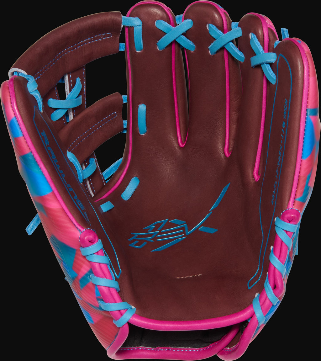 Rawlings REV1X FL12 Collection REVFL12-32SH Model 11.75" Infield Baseball Glove [bgblk]