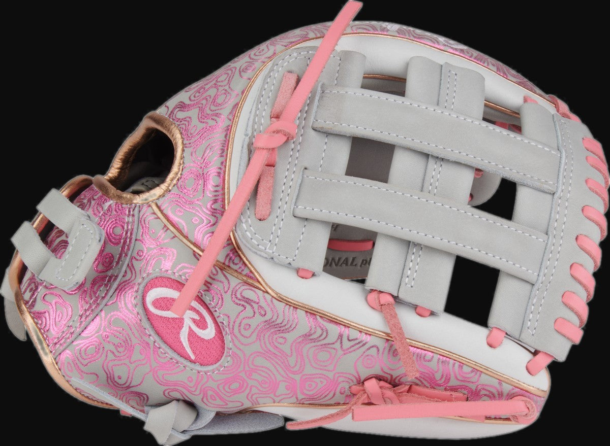 Rawlings Heart of the Hide PRO715SB-6GP Model 11.75" Fastpitch Softball Glove [bgblk]