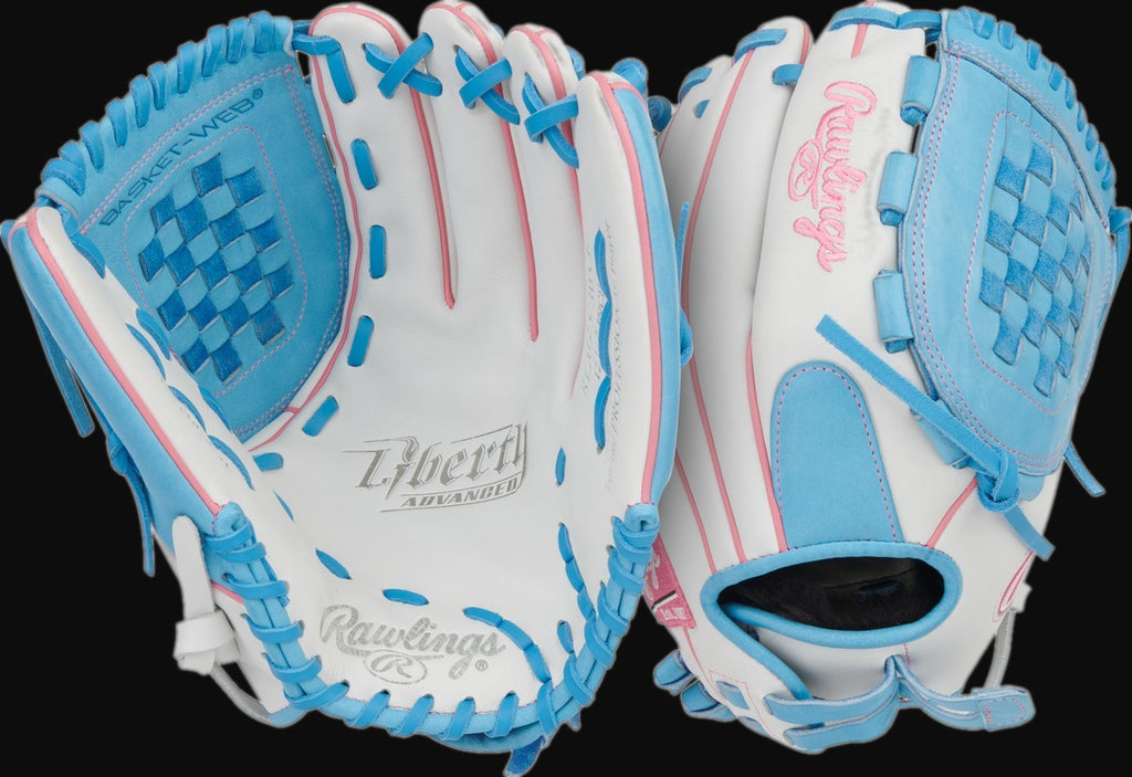 Rawlings Liberty Advanced Series RLA125-3WCB Model 12.5" Fastpitch Softball Glove [bgblk]