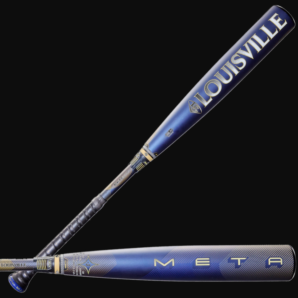Louisville Slugger 2026 Meta 2-Piece Composite 2-5/8" Barrel -3 BBCOR Baseball Bat [bgblk]