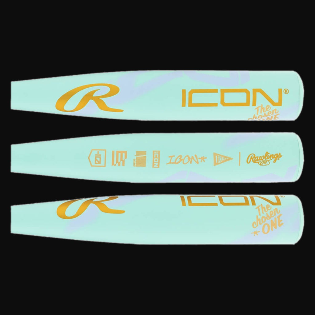 Rawlings 2026 Icon the Chosen One 1-Piece Composite -10 USA 2-5/8" Barrel Baseball Bat [bgblk]