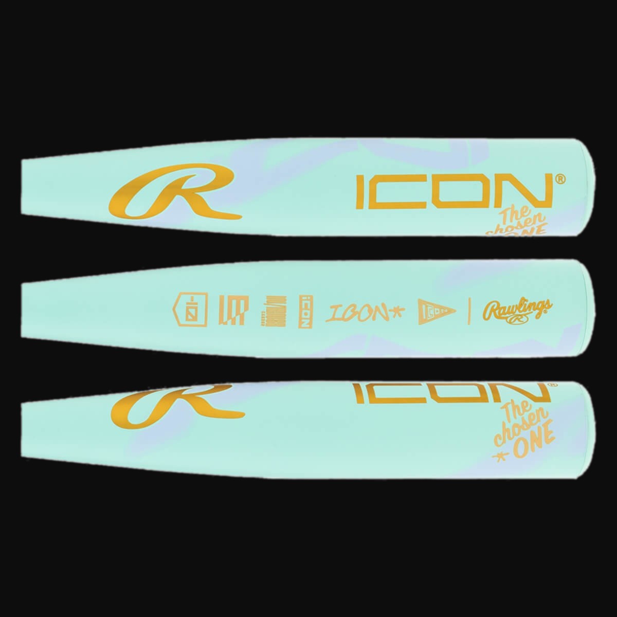 Rawlings 2026 Icon the Chosen One 1-Piece Composite -10 USA 2-5/8" Barrel Baseball Bat [bgblk]