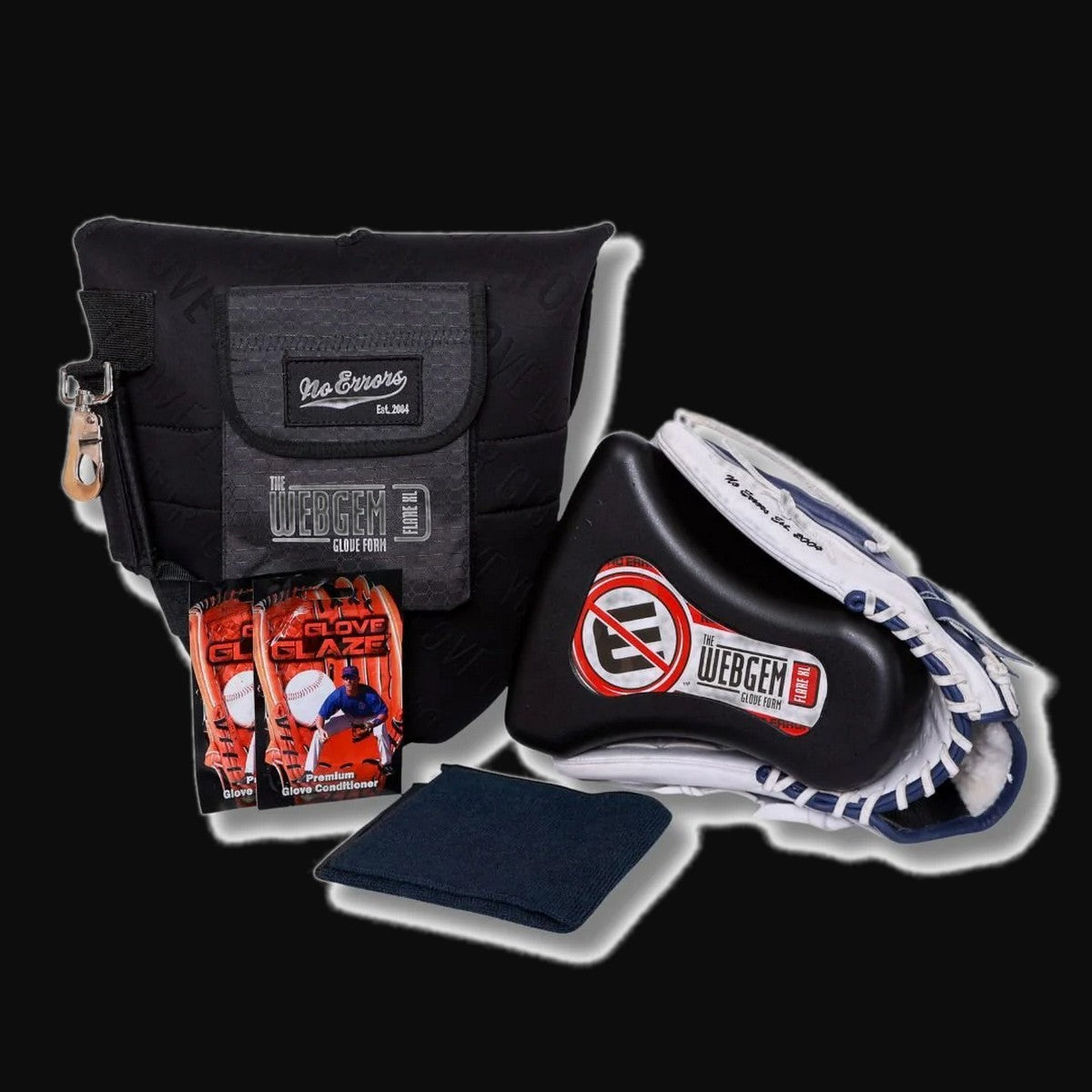 No Errors Webgem Flare XL Outfield Glove Care [bgblk]