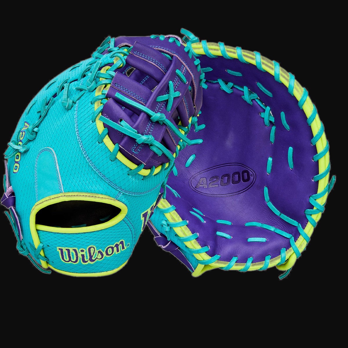 Wilson Spring 2026 A2000 1612 SuperSkin Model 12" Baseball First-Base Mitt [bgblk]