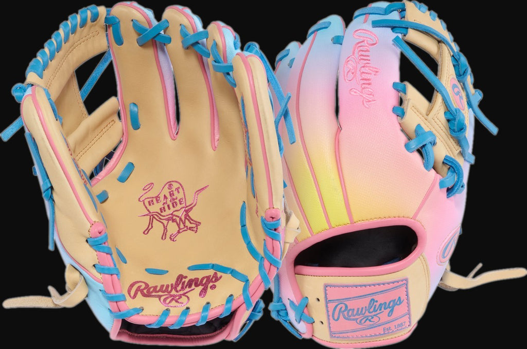 Rawlings Heart of the Hide Funburst 2.0 PROR204-2CCP Model 11.5" Baseball Infield Glove [bgblk]