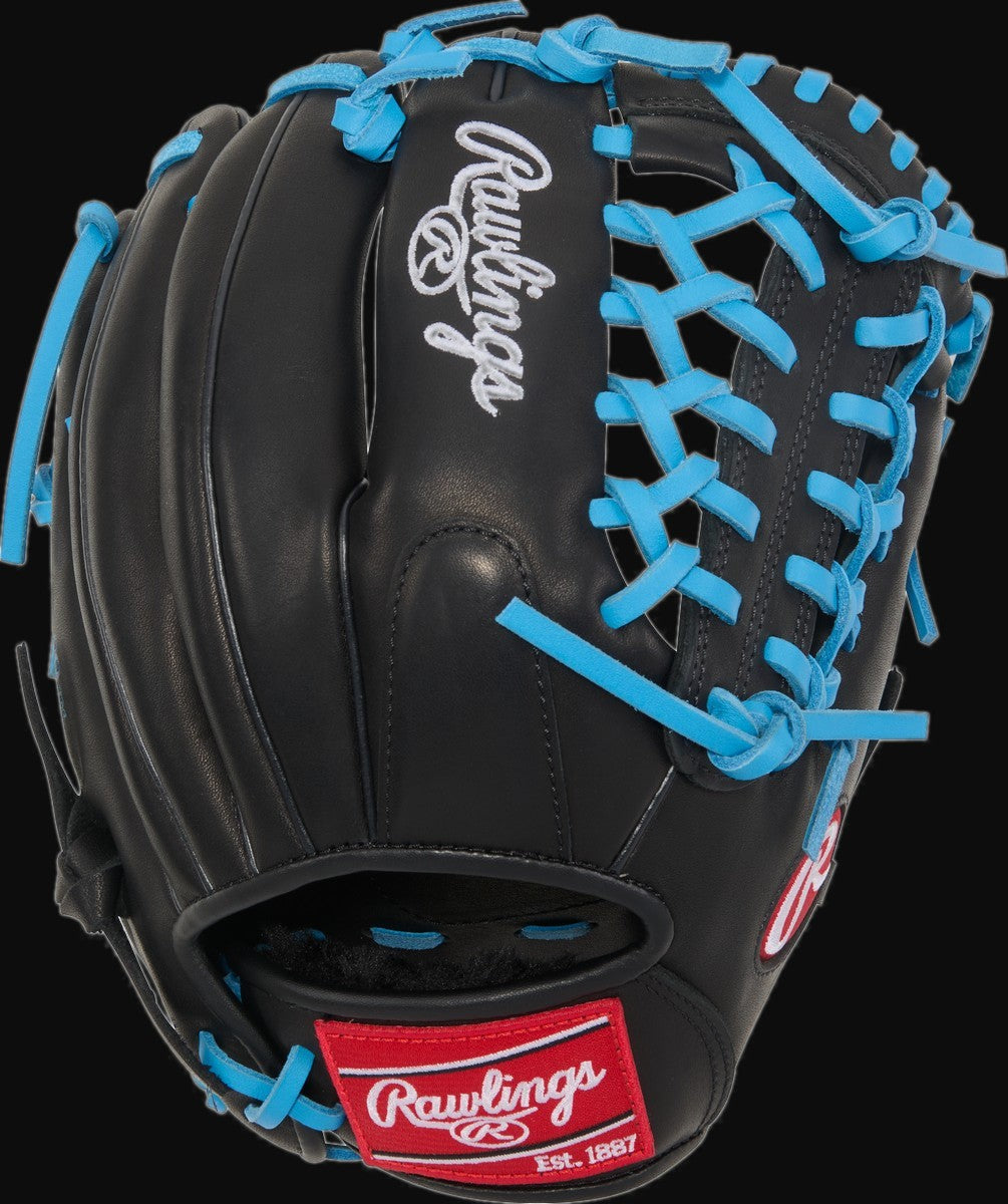 Rawlings R9 Series R9115U-4BCB Model 11.5" Baseball Outfield Glove [bgblk]