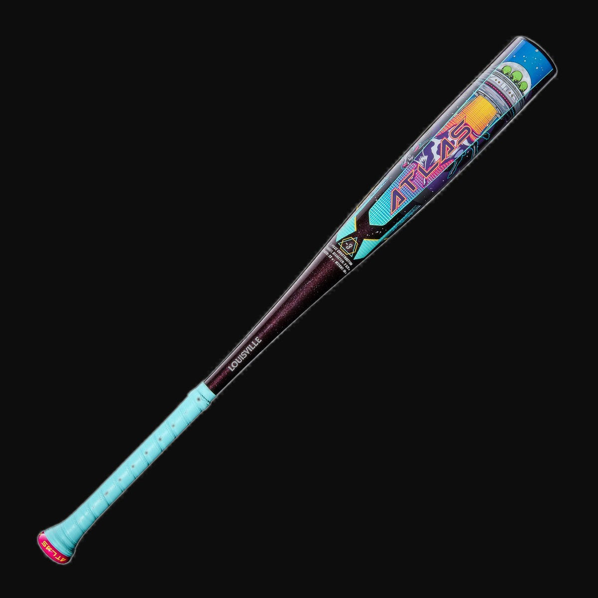 Louisville Slugger 2026 Atlas Limited Edition A51 1-Piece -3 BBCOR Baseball Bat [bgblk]