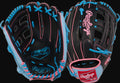 Rawlings R9 Series R93029-6BP Model 12.75" Baseball Outfield Glove [bgblk]