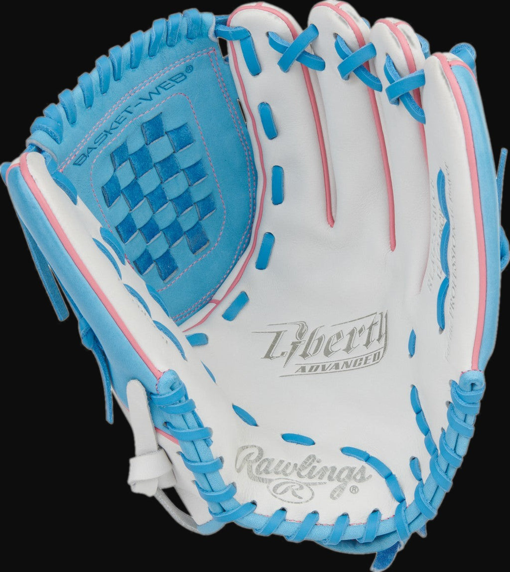 Rawlings Liberty Advanced Series RLA125-3WCB Model 12.5" Fastpitch Softball Glove [bgblk]