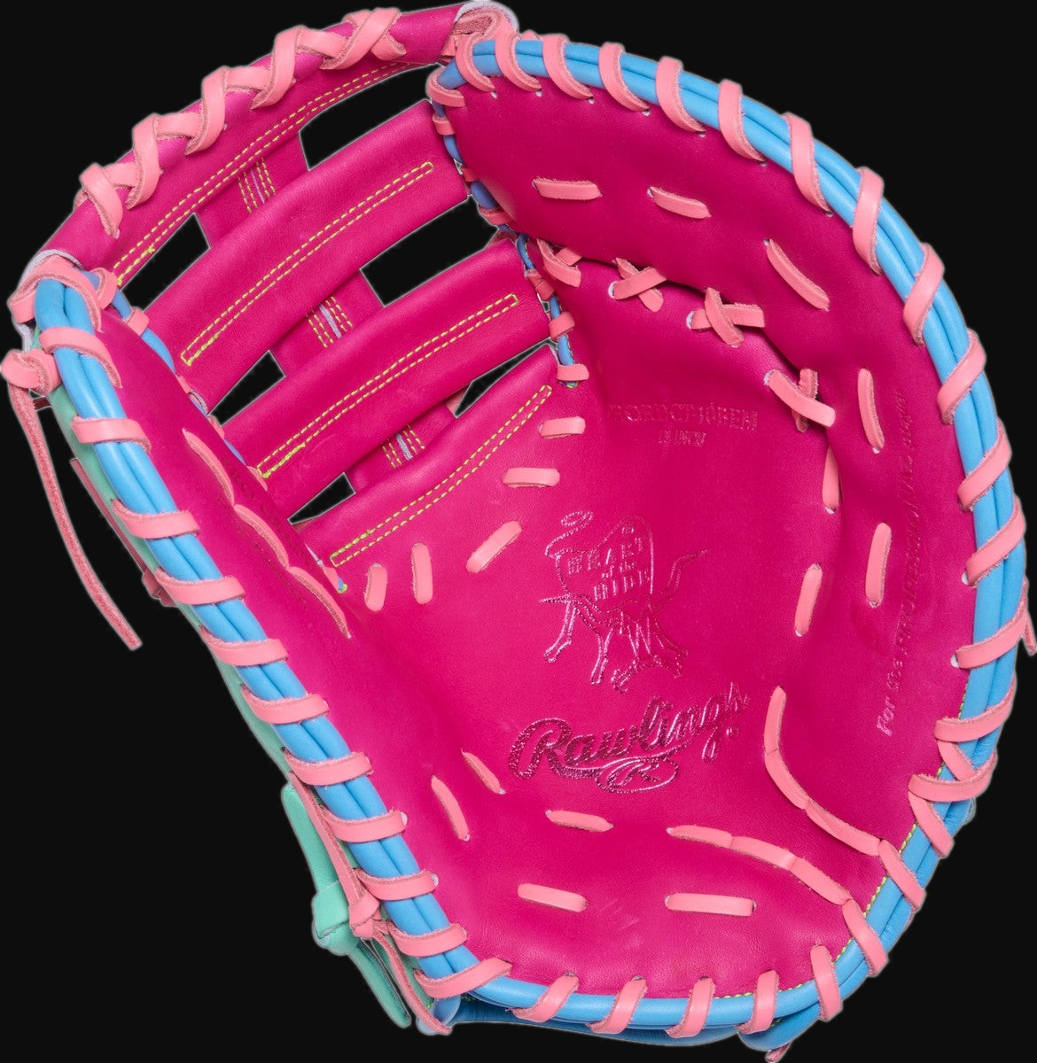Rawlings Heart of the Hide ColorSync 10.0 PRORDCT-10BEM Model 13" Baseball First Base Mitt [bgblk]