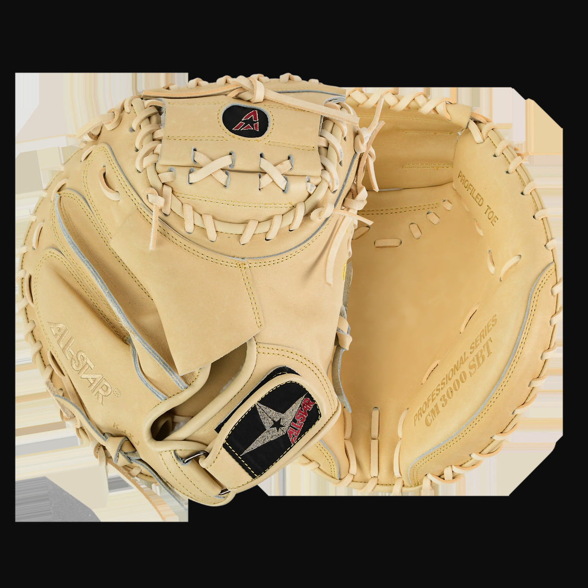 All-Star Pro-Elite 34" Professional Catching Mitt Throws Right [bgblk]