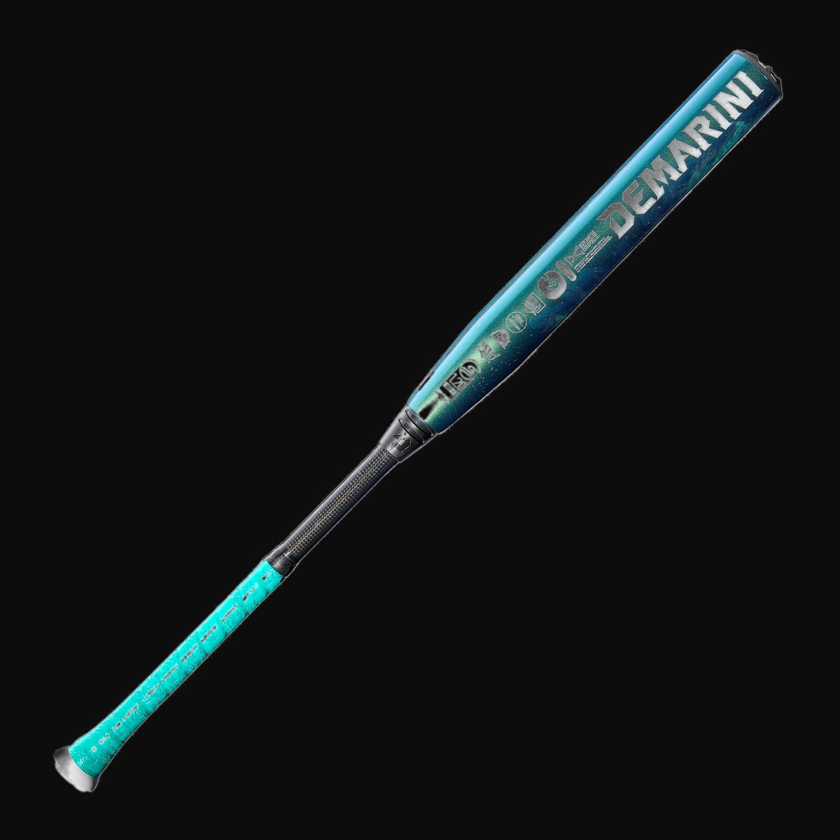 DeMarini 2026 Lotus -9 2-Piece Composite 2-1/4" Barrel Fastpitch Softball Bat [bgblk]