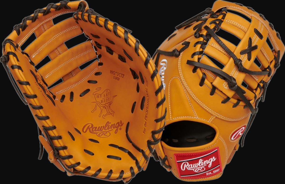 Rawlings Heart of the Hide Traditional Series RPROTDCTT 13" Baseball First Base Mitt [bgblk]