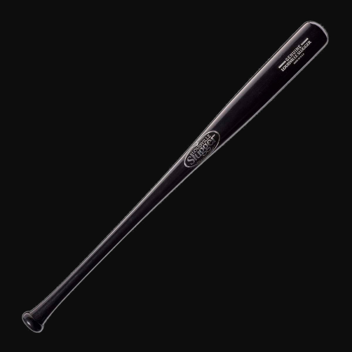 Louisville Slugger Genuine Black Mix Baseball Wood Bat [bgblk]