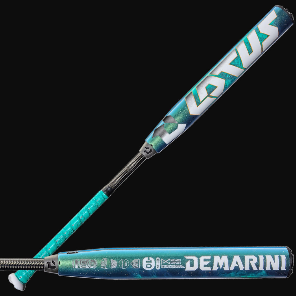 DeMarini 2026 Lotus -10 2-Piece Composite 2-1/4" Barrel Fastpitch Softball Bat [bgblk]