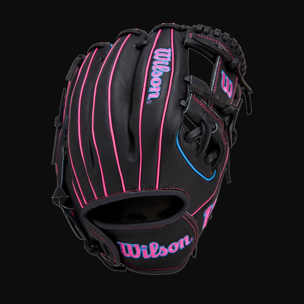 Wilson A1000 DP15 Pedroia Fit 11.5" Baseball Infield Glove [bgblk]